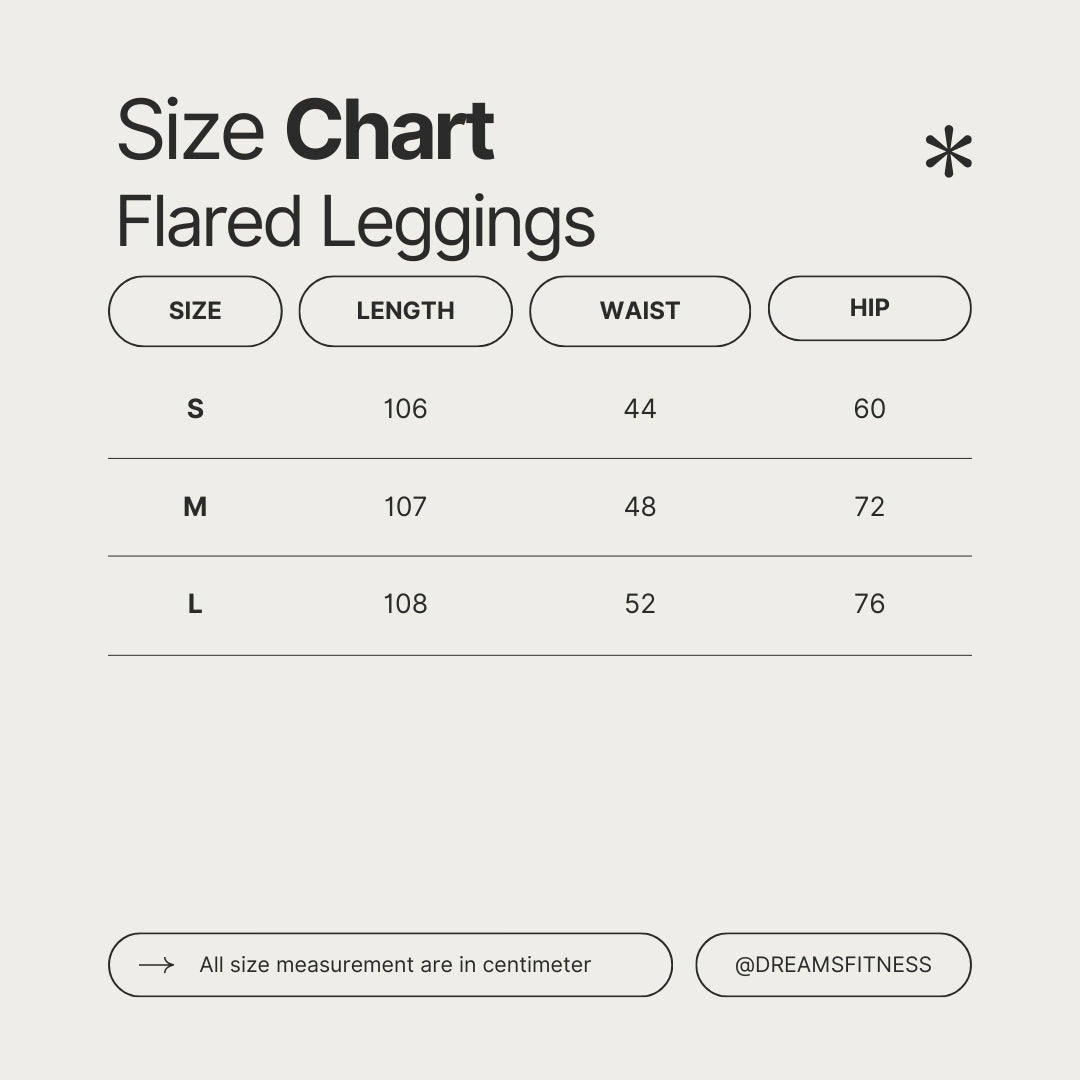 Smoke Blue Flared Legging