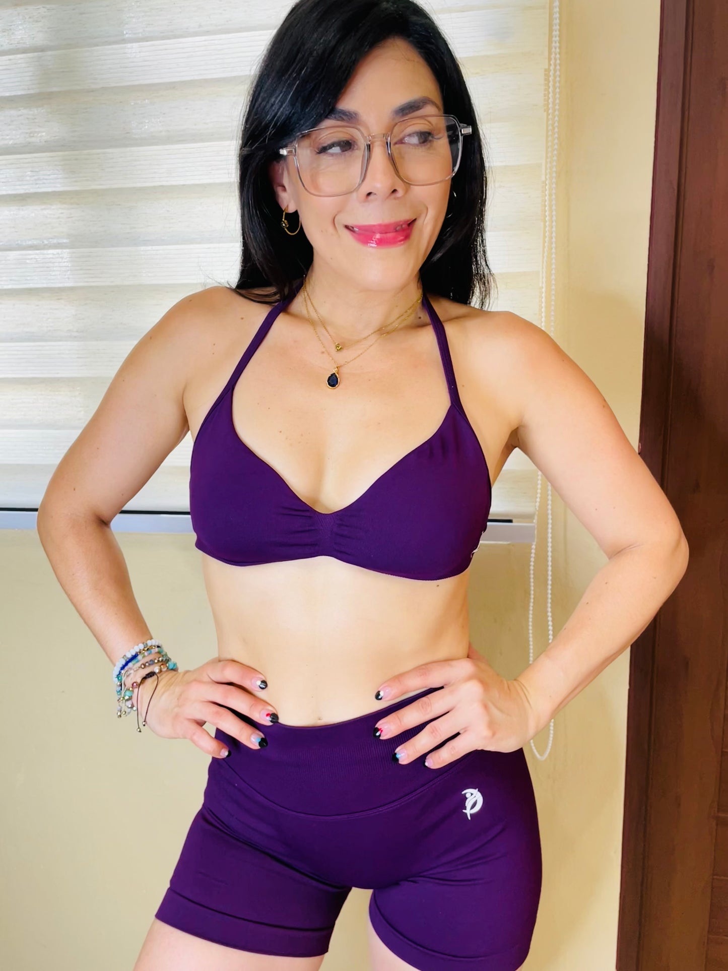 Dark Orchid Purple Bra