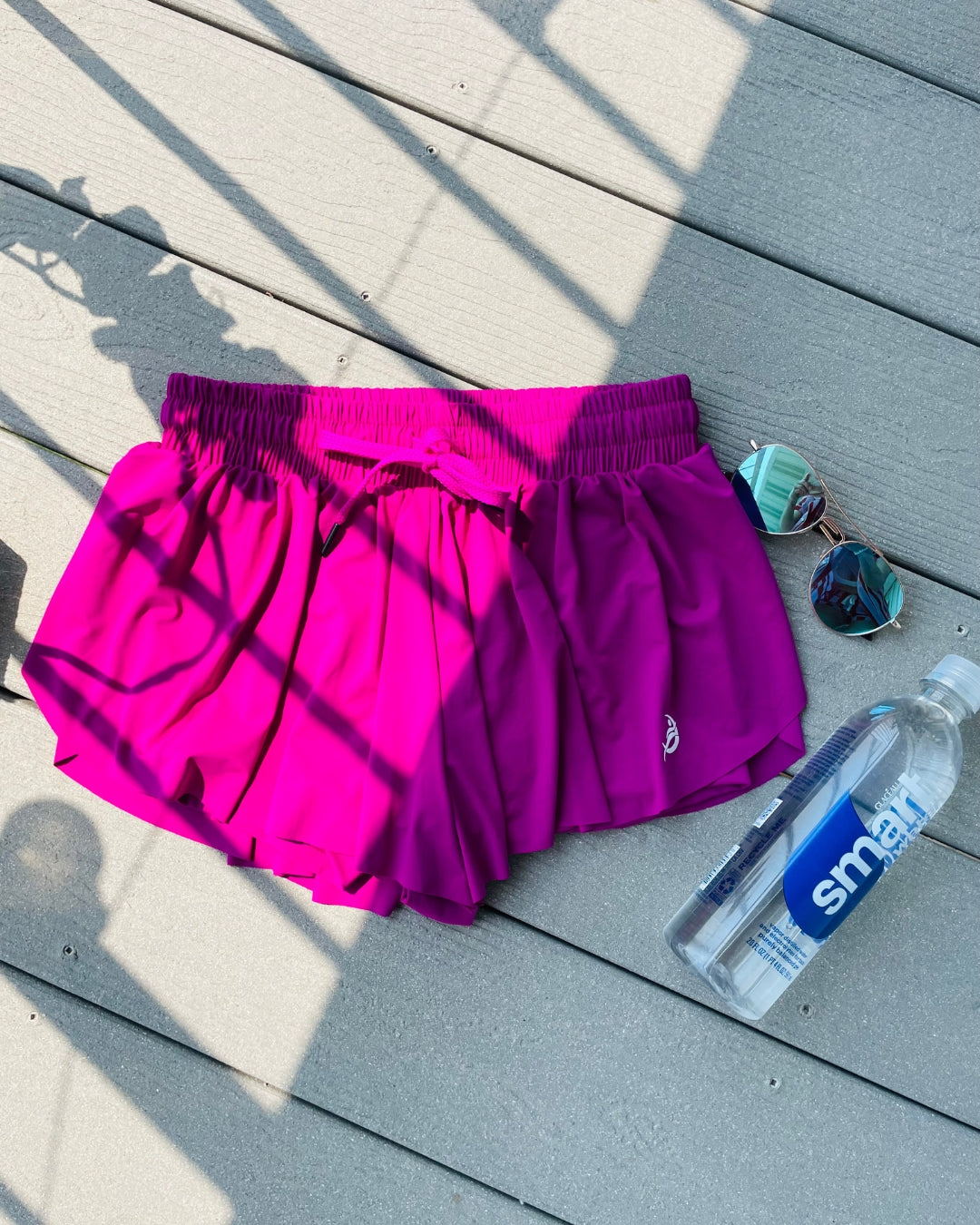 Magenta Running Short All In One