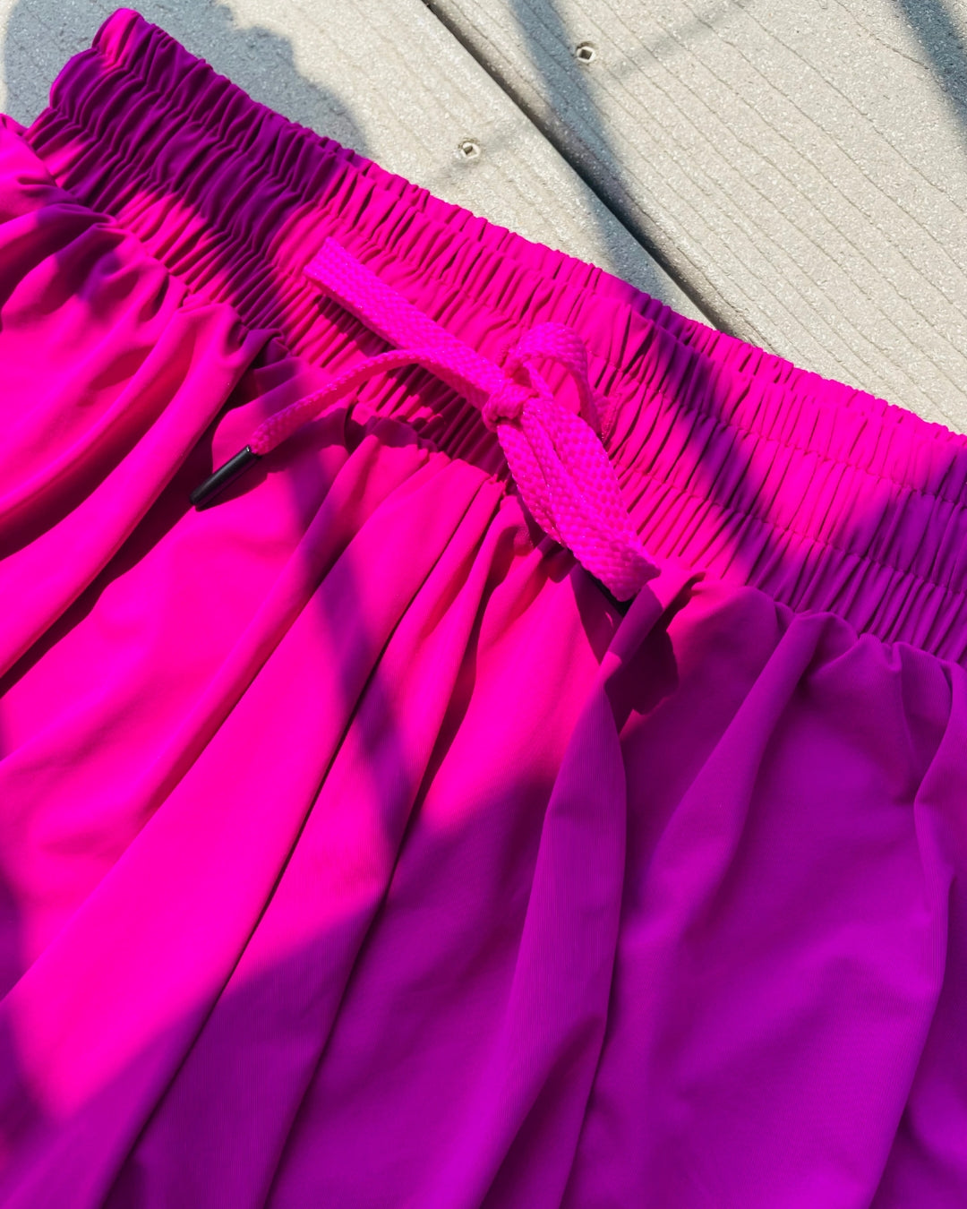 Magenta Running Short All In One