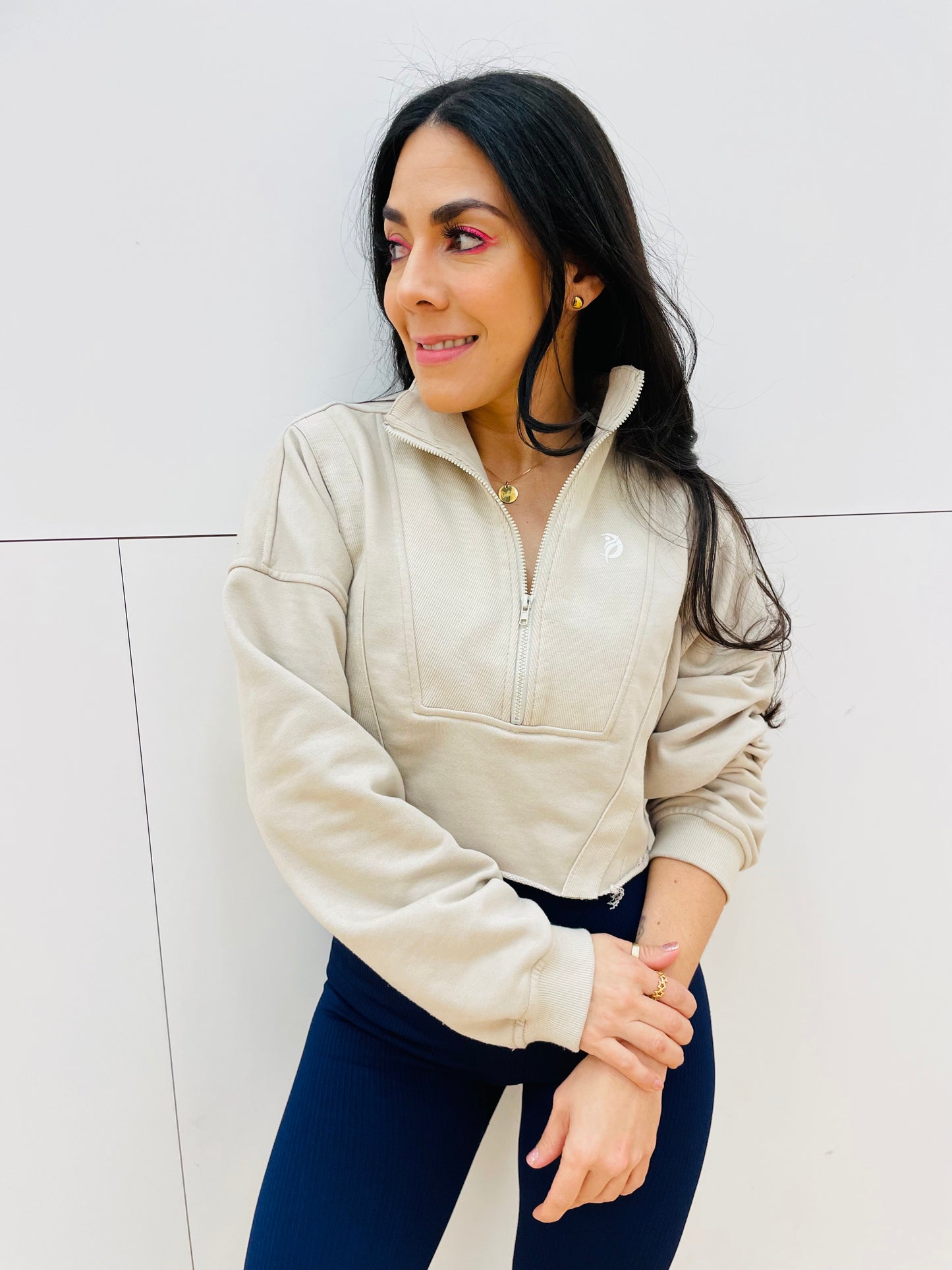 Midnight Blue V Neck Sport Bra